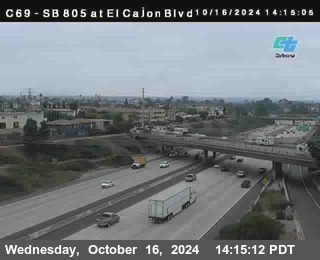 SB 805 at El Cajon Blvd (On Ramp)