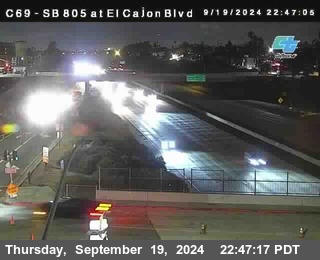 SB 805 at El Cajon Blvd (On Ramp)