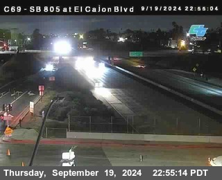 SB 805 at El Cajon Blvd (On Ramp)