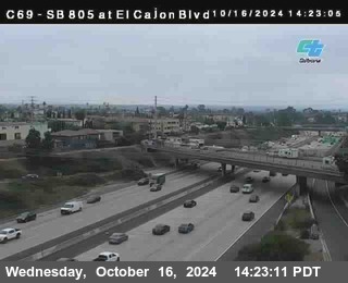 SB 805 at El Cajon Blvd (On Ramp)