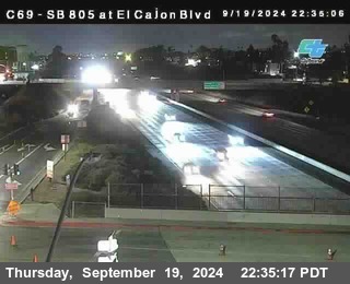 SB 805 at El Cajon Blvd (On Ramp)