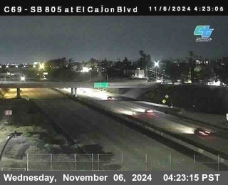 SB 805 at El Cajon Blvd (On Ramp)