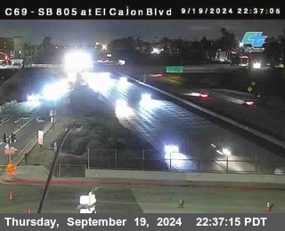 SB 805 at El Cajon Blvd (On Ramp)