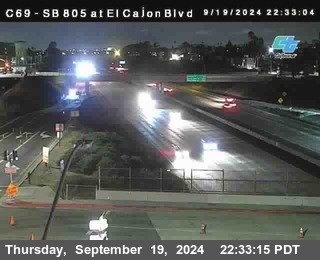 SB 805 at El Cajon Blvd (On Ramp)