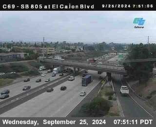 SB 805 at El Cajon Blvd (On Ramp)