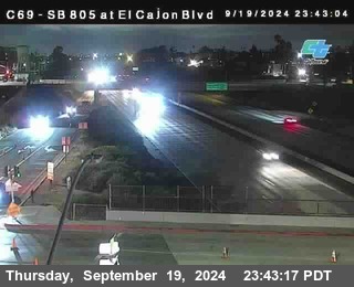 SB 805 at El Cajon Blvd (On Ramp)