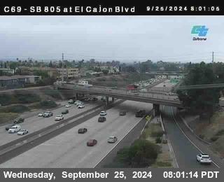 SB 805 at El Cajon Blvd (On Ramp)