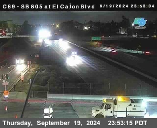 SB 805 at El Cajon Blvd (On Ramp)