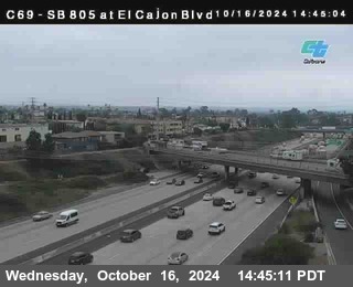 SB 805 at El Cajon Blvd (On Ramp)