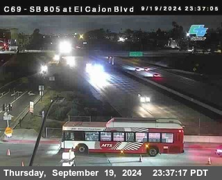 SB 805 at El Cajon Blvd (On Ramp)