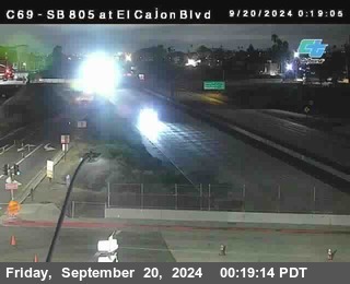 SB 805 at El Cajon Blvd (On Ramp)