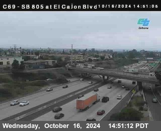 SB 805 at El Cajon Blvd (On Ramp)