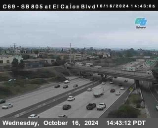 SB 805 at El Cajon Blvd (On Ramp)