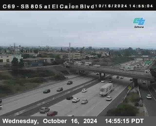 SB 805 at El Cajon Blvd (On Ramp)