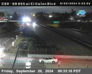 SB 805 at El Cajon Blvd (On Ramp)