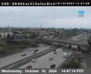 SB 805 at El Cajon Blvd (On Ramp)