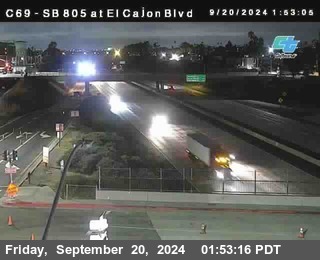 SB 805 at El Cajon Blvd (On Ramp)