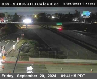 SB 805 at El Cajon Blvd (On Ramp)