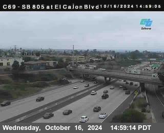 SB 805 at El Cajon Blvd (On Ramp)