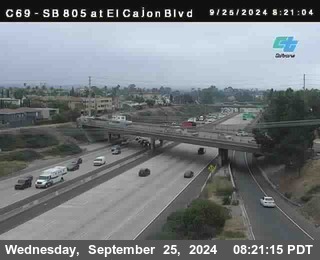 SB 805 at El Cajon Blvd (On Ramp)