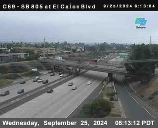 SB 805 at El Cajon Blvd (On Ramp)