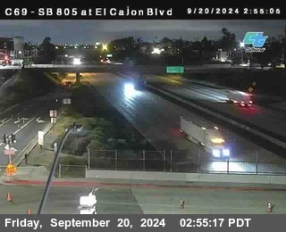 SB 805 at El Cajon Blvd (On Ramp)