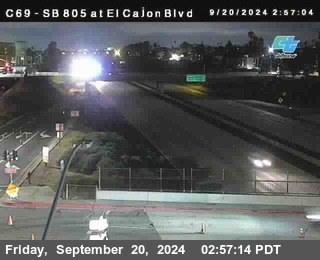 SB 805 at El Cajon Blvd (On Ramp)