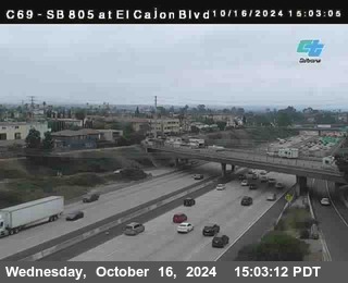 SB 805 at El Cajon Blvd (On Ramp)