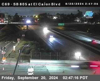 SB 805 at El Cajon Blvd (On Ramp)