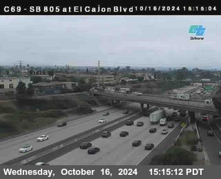 SB 805 at El Cajon Blvd (On Ramp)