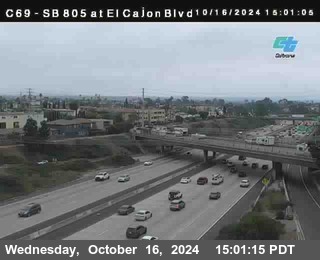 SB 805 at El Cajon Blvd (On Ramp)