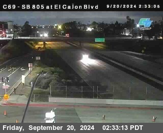 SB 805 at El Cajon Blvd (On Ramp)