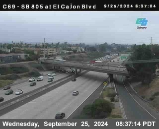 SB 805 at El Cajon Blvd (On Ramp)