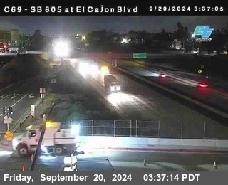 SB 805 at El Cajon Blvd (On Ramp)