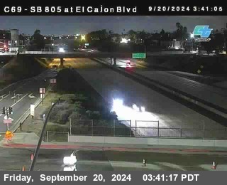 SB 805 at El Cajon Blvd (On Ramp)