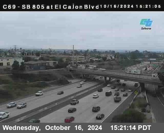 SB 805 at El Cajon Blvd (On Ramp)