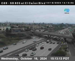 SB 805 at El Cajon Blvd (On Ramp)