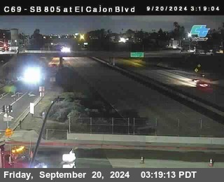 SB 805 at El Cajon Blvd (On Ramp)