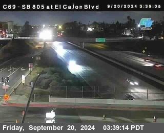 SB 805 at El Cajon Blvd (On Ramp)