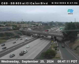 SB 805 at El Cajon Blvd (On Ramp)