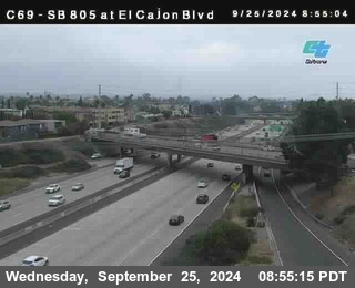 SB 805 at El Cajon Blvd (On Ramp)