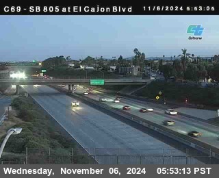 SB 805 at El Cajon Blvd (On Ramp)