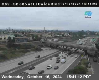 SB 805 at El Cajon Blvd (On Ramp)