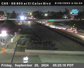 SB 805 at El Cajon Blvd (On Ramp)