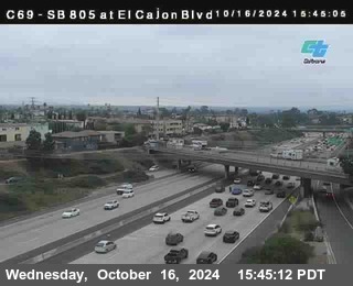 SB 805 at El Cajon Blvd (On Ramp)