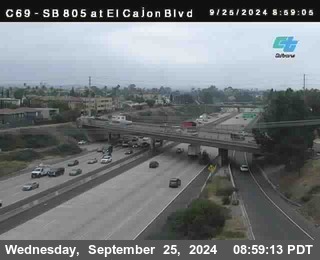 SB 805 at El Cajon Blvd (On Ramp)