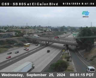 SB 805 at El Cajon Blvd (On Ramp)