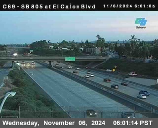 SB 805 at El Cajon Blvd (On Ramp)