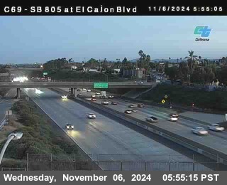 SB 805 at El Cajon Blvd (On Ramp)