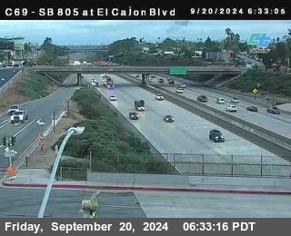 SB 805 at El Cajon Blvd (On Ramp)